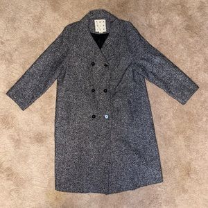 Trademark Double Breasted Coat Jacket